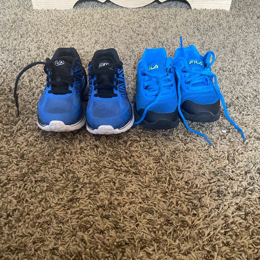 Boys Fila Sneakers. Like new.  Worn twice.  Size 12.5